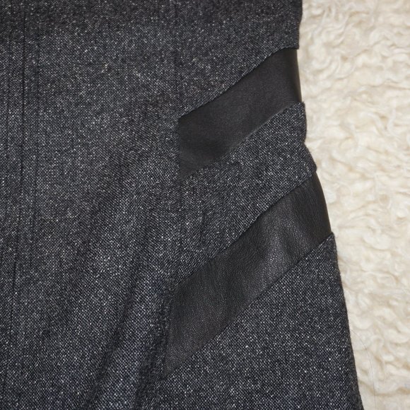 Rebecca Taylor Lamb Trim Silk/Wool Tweed Dress 6 - Picture 14 of 15